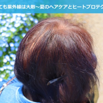 髪にとっても紫外線は大敵～夏のヘアケアとヒートプロテクトの基礎